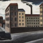 Mario Sironi Paesaggio urbano con camion , 1920 olio su tela 50 x 80 cm Collezione privata Courtesy ED Gallery, Piacenza Foto Sergio Amici ©Mario Sironi by SIAE 2018