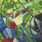 Olga Biglieri Scurto Pensieri in carlinga, 1938 Olio su tela, 80 x 120 cm.  Collezione privata (Quadriennale romana 1939)
