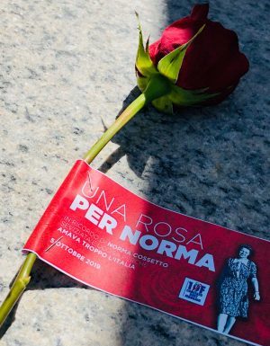 Infangano una rosa per Norma Cossetto