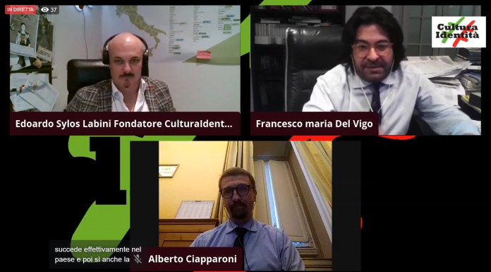 La diretta di CulturaIdentità: Sylos Labini-Del Vigo-Ciapparoni