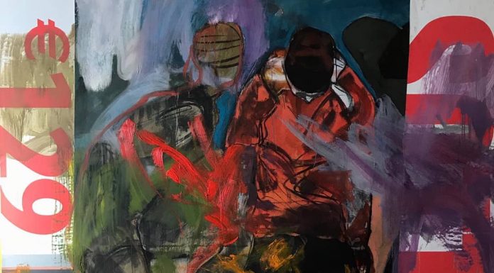 La pittura di Mauro Calvi, un esperimento fra disegno e materia