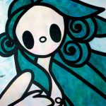Tomoko Nagao, Venus after Botticelli, olio su tela, 2020