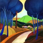 Alberi blu – 2024 – cm 80 x 74
