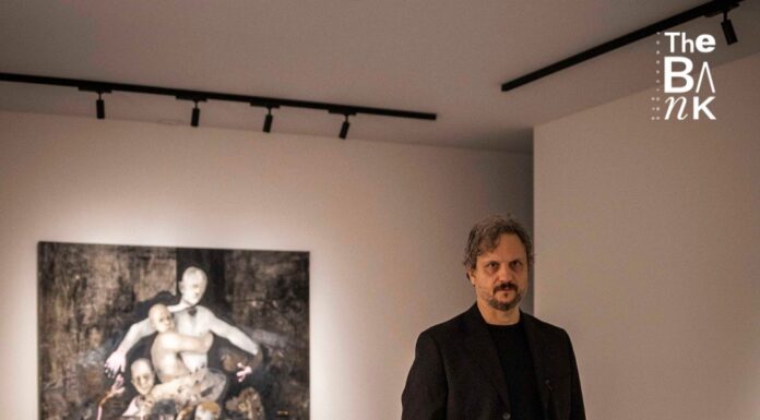 In viaggio con Sergio Padovani tra pittura e musica alla Fondazione THE BANK
