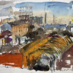 Marina Previtali, Quartiere dell’Ortica1, MI, 2023, tecnica mista su carta, cm. 70×50 – Copia1
