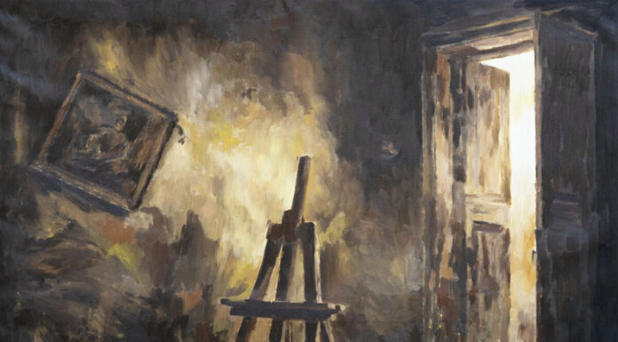 L’arte di restare per imparare a vedere Quadro del maestro Karam Cannarella per la rubrica Saper guardare su Il Giornale OFF