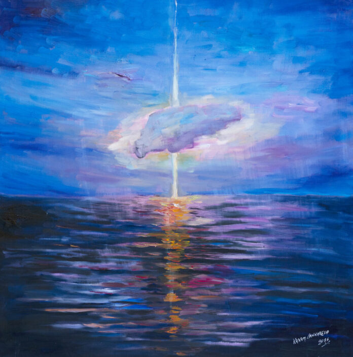 karam-cannarella-asse-di-quiete-luce-pittura Dipinto del maestro Karam Cannarella sulla poetica della luce e del mare per la rubrica Imparare a guardare su Il Giornale OFF