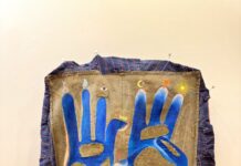 Altro che mercato e provocazioni: Michela Martello dipinge il sacro cucendo visioni Opera di Michela Martello per la mostra alla Founders Gallery presentata da Emanuele Beluffi su Il Giornale OFF