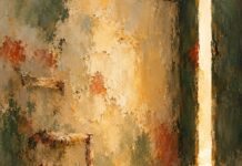 La bellezza delle cose abbandonate dipinto di Karam Cannarella.